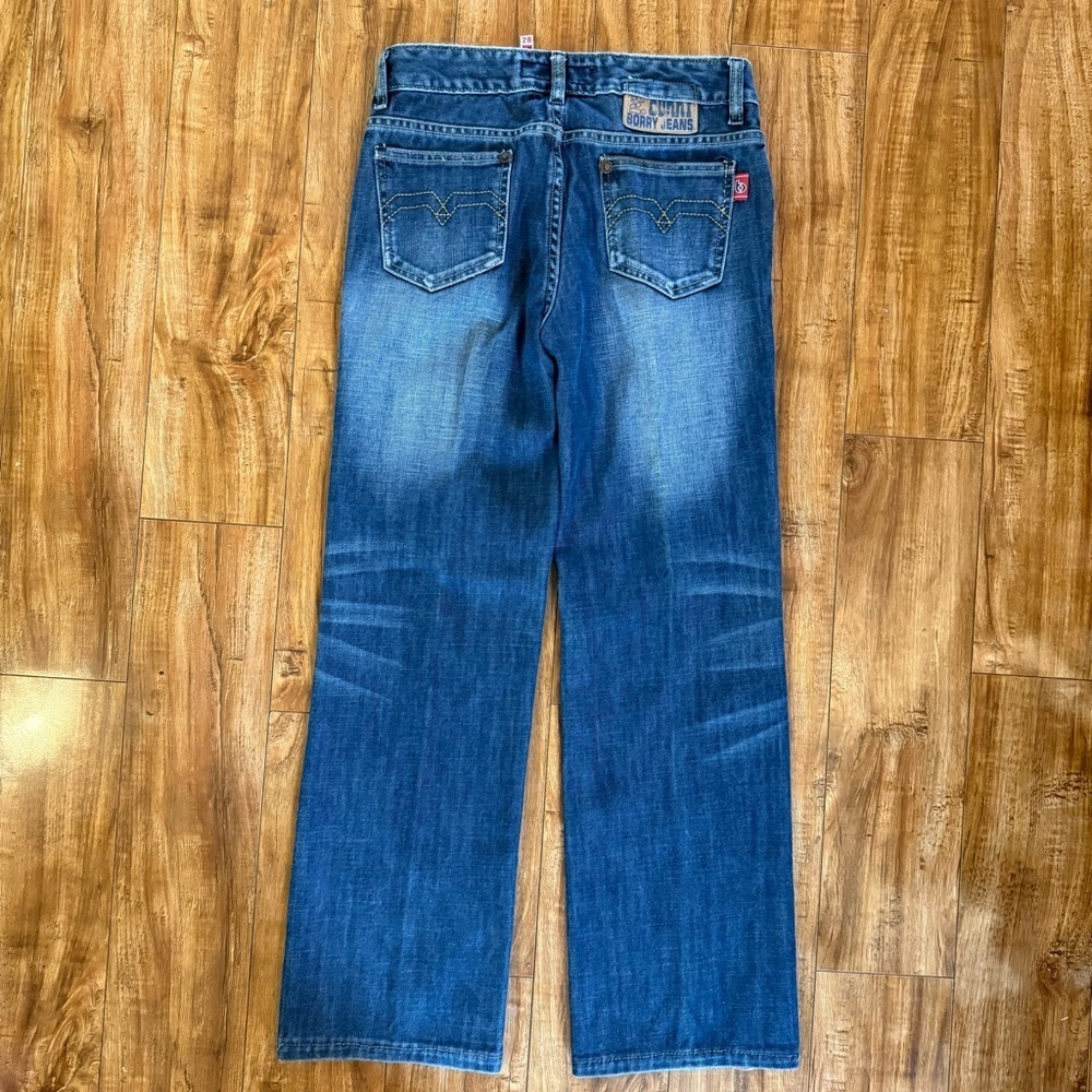 BORRY Women's 90’s Classic Blue Straight Bootcut Jeans Denim Pants Size 28 - Picture 6 of 9